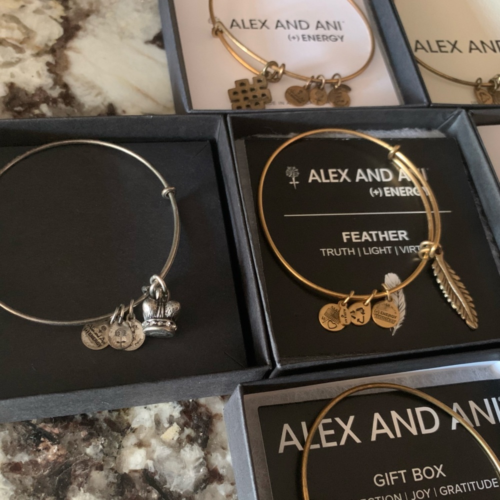 Vintage Alex and Ani Bangles, Set of 8, 2004 - Picture 8 of 14